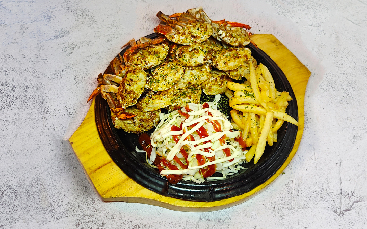 버터갈릭꽃게구이